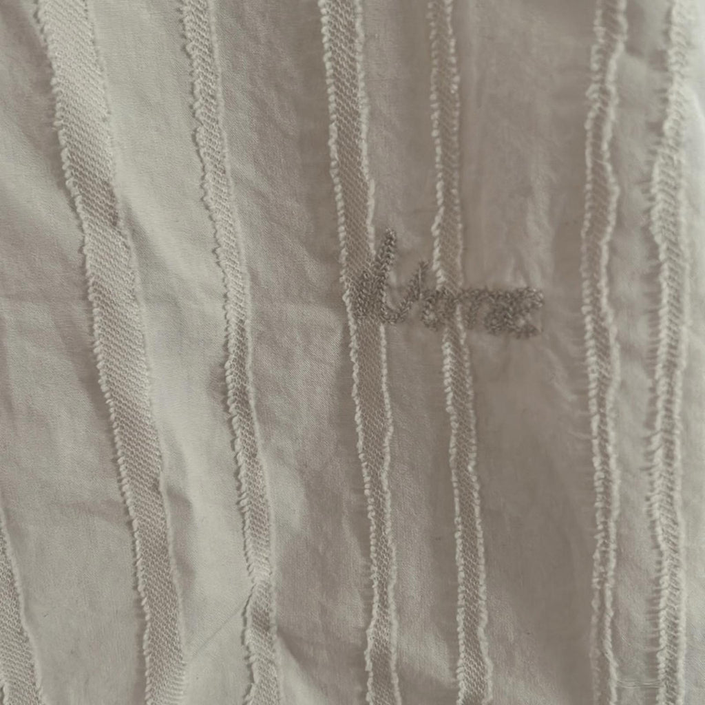 Norse Projects Carsten Stripe Relaxed Shirt in Marble White Size XL NWT $250