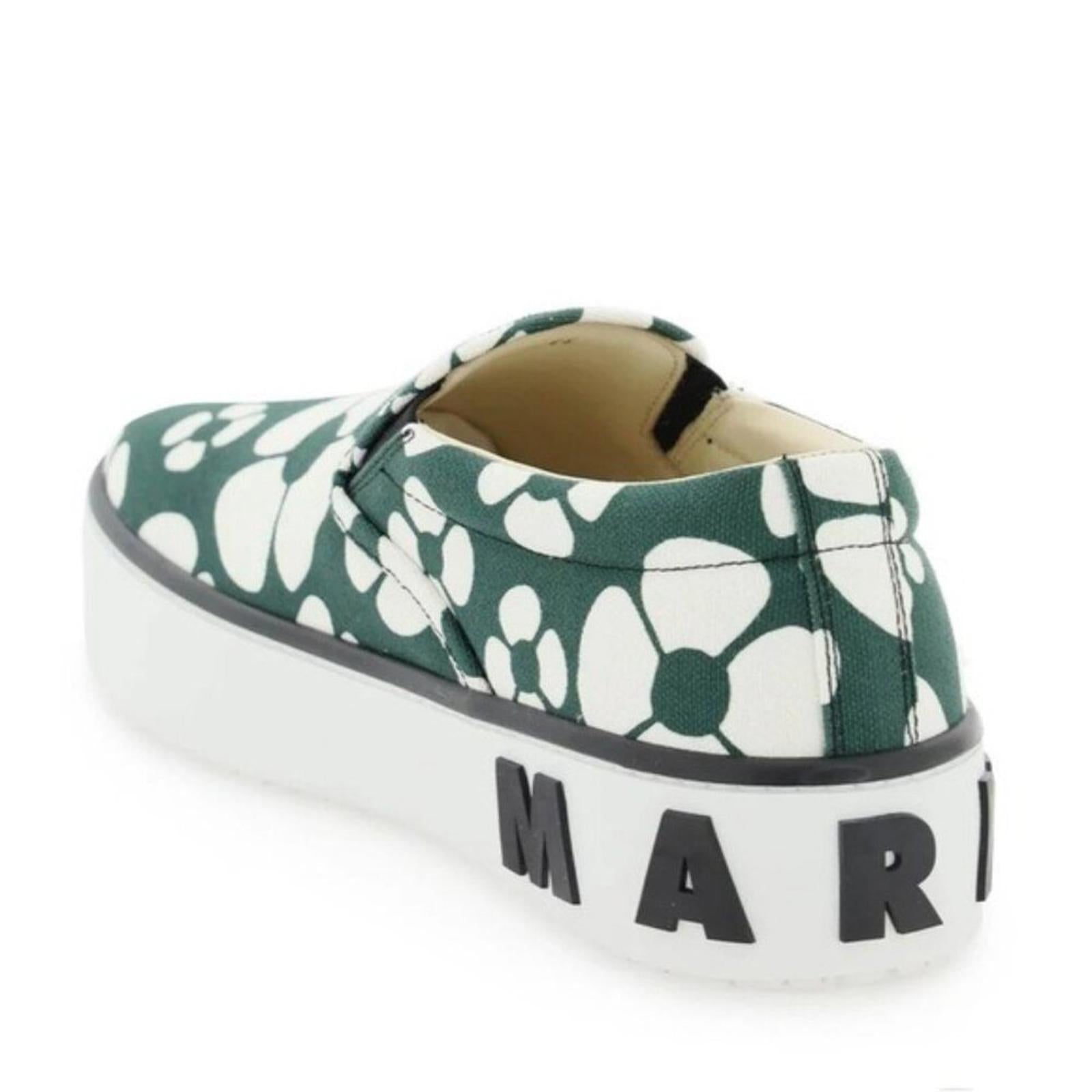 Marni x Carhartt WIP Slip-On Floral Low Cut Slip-On Sneakers Size 44 NEW $750