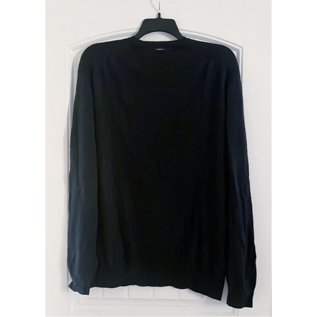 Nautica Cotton V-Neck Sweater in Navy Blue, Size 3XL NEW with Tag
