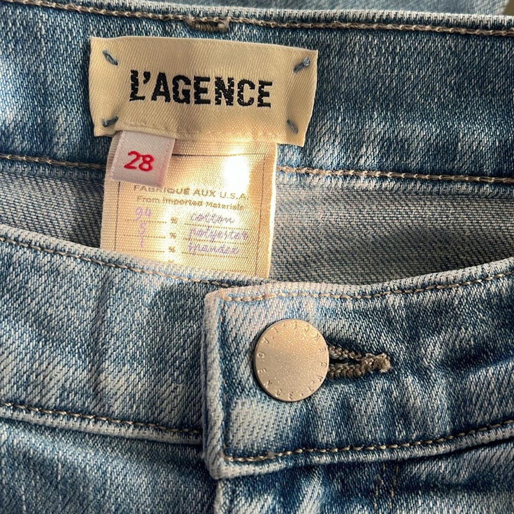 L’Agence xRevolve El Matador French Slim High Waist Jeans Blue Size 28 EXCELLENT