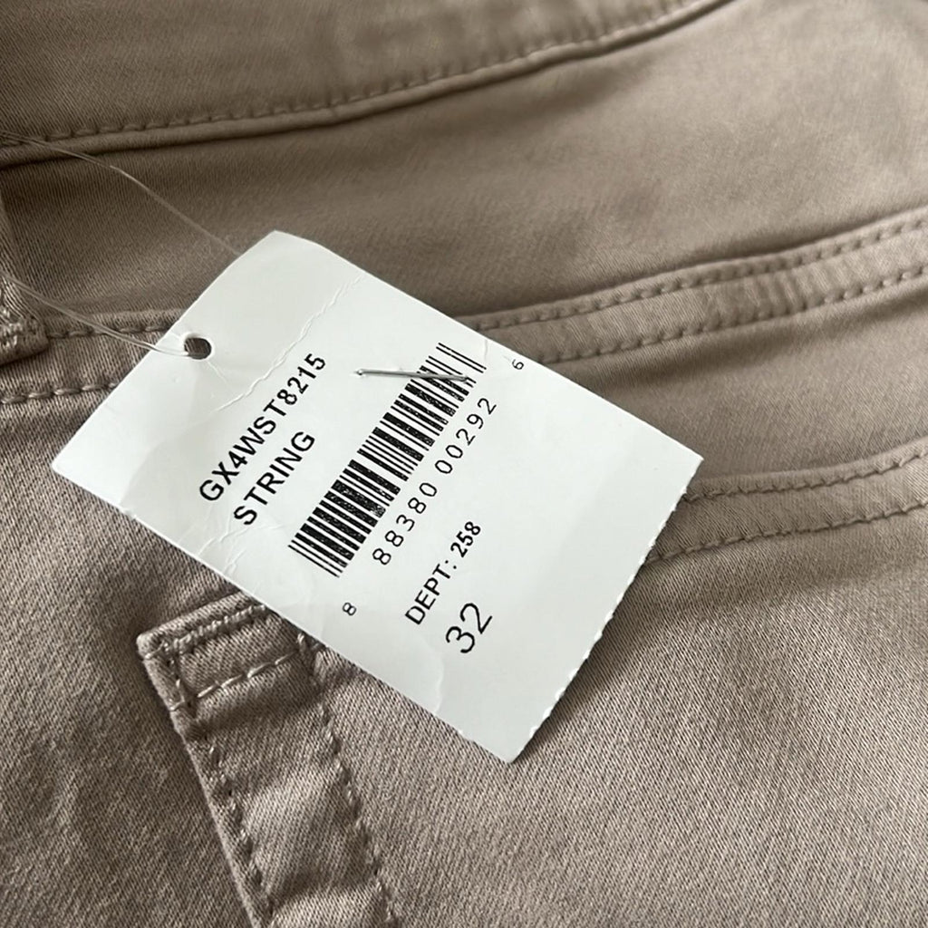 JOE'S JEANS Slim Fit Khaki French Terry Jeans, Size 32 New w/Tag Retail $179