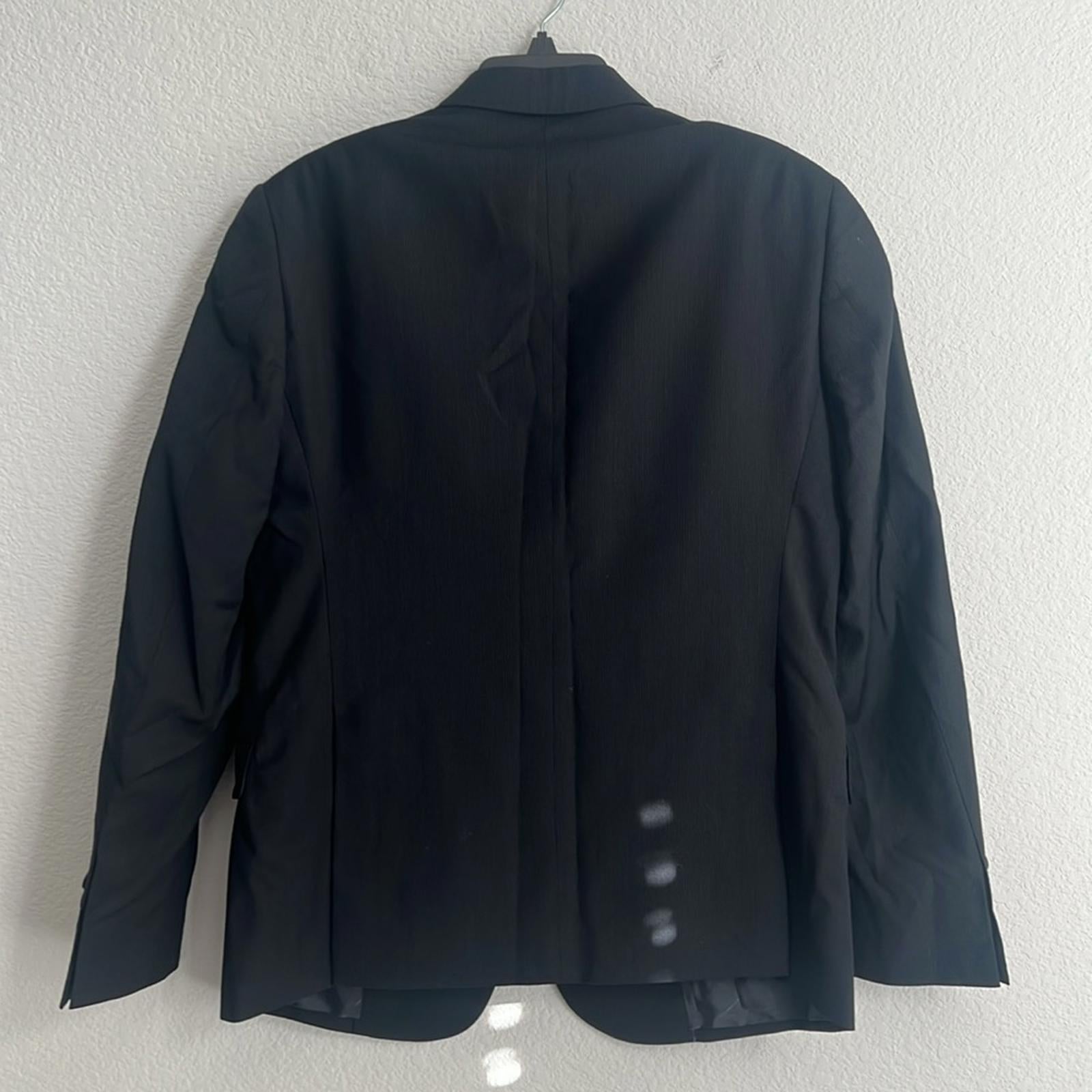 A|X Armani Exchange Wool Two-Button Blazer in Black, NWT, Size 38S