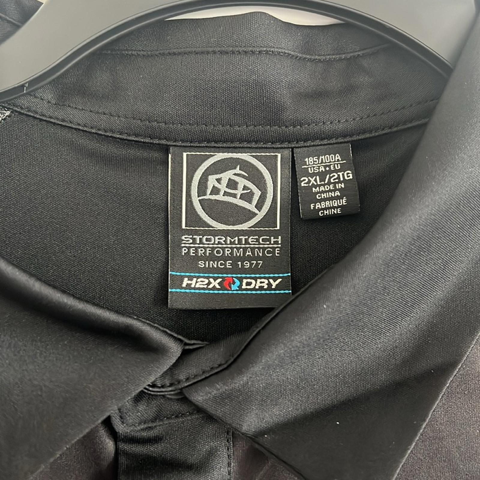 Stormtech Black/Graphite Matrix Polo Size 2XL New w/Tag in Original Packaging
