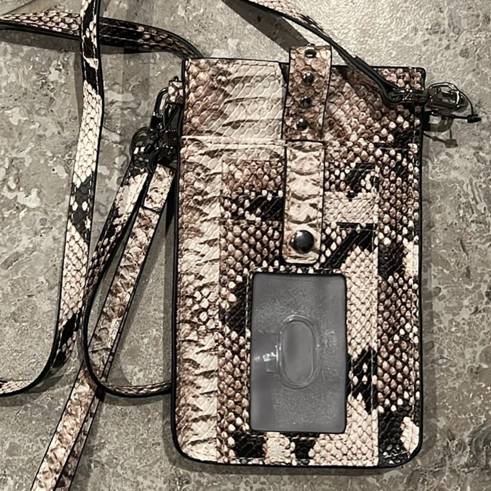 INC Ashlii Small Phone Wristlet Sleek Snake, New w/o Tag, Retail $40