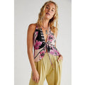 Free People Hot Tropics Tank, Dark Combo Size XS New w/Tag