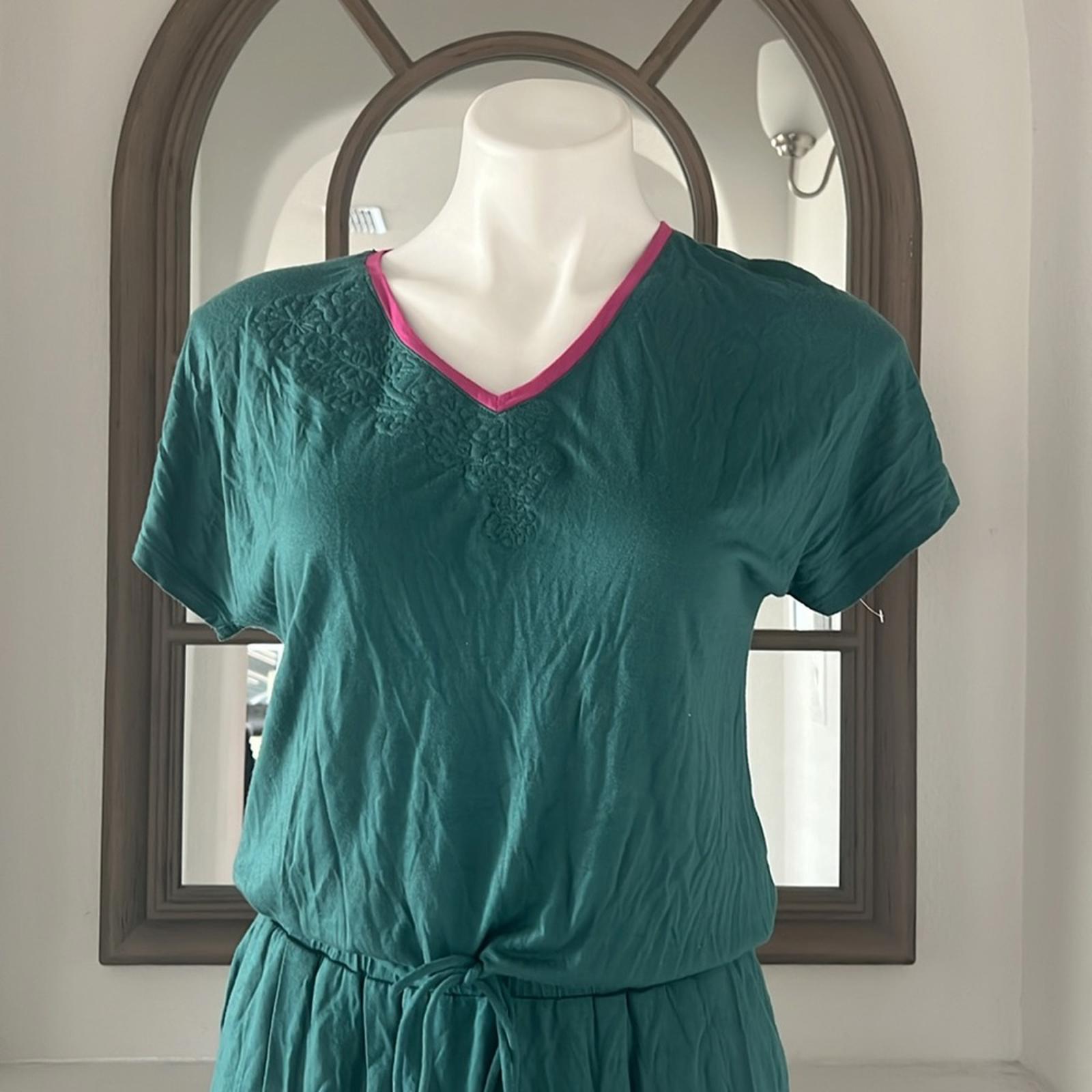 Catherine Andre Botanik Dress, Green Size S New w/Tag