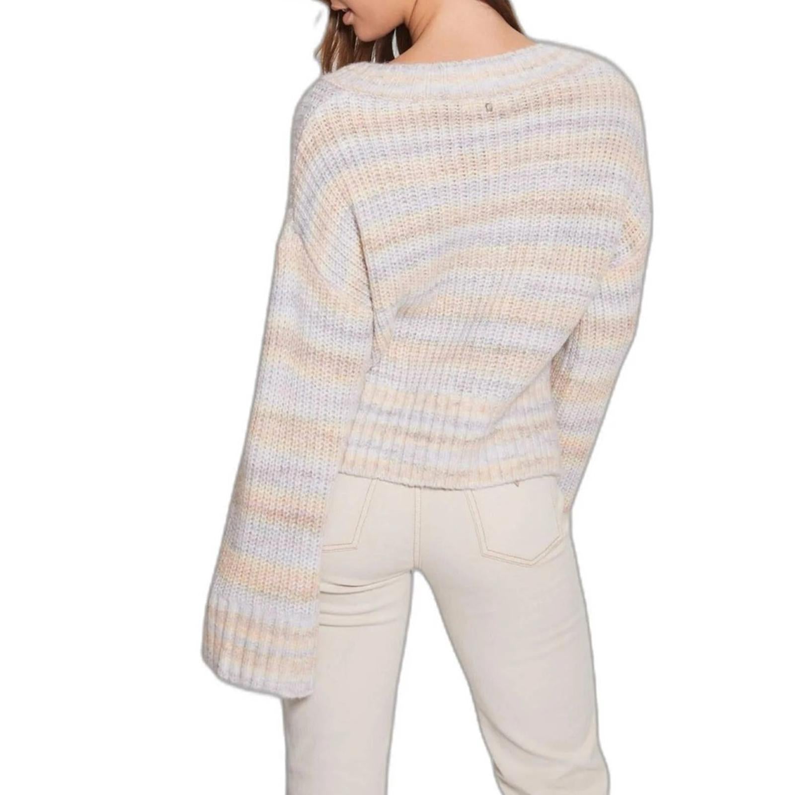 NEW Guess Neena Wool Blend Alpaca V-Neck Sweater, Size XS New w/Tag Retail $118