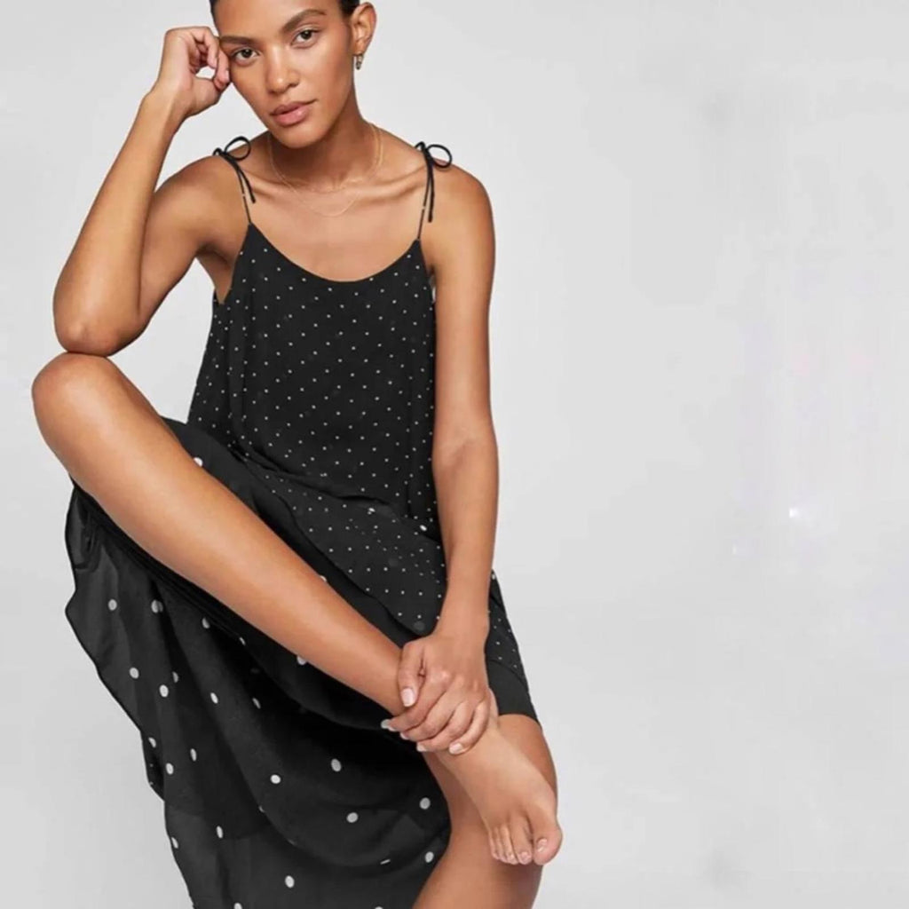 Anine Bing Revolve Daisy Maxi Dress, Black & White Size XS New w/Tag Retail $349