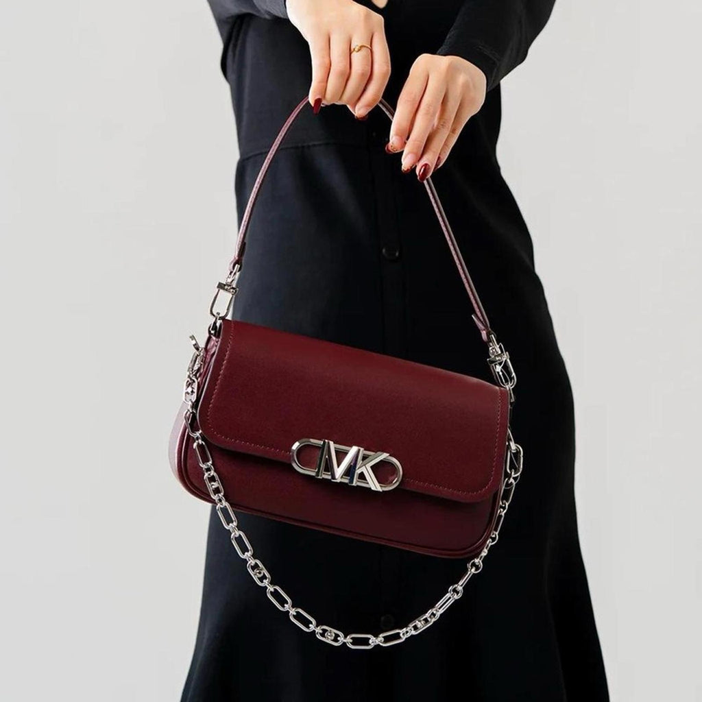 NWT Michael Kors Parker Medium Convertible Pouchette Shoulder Bag Retail $498