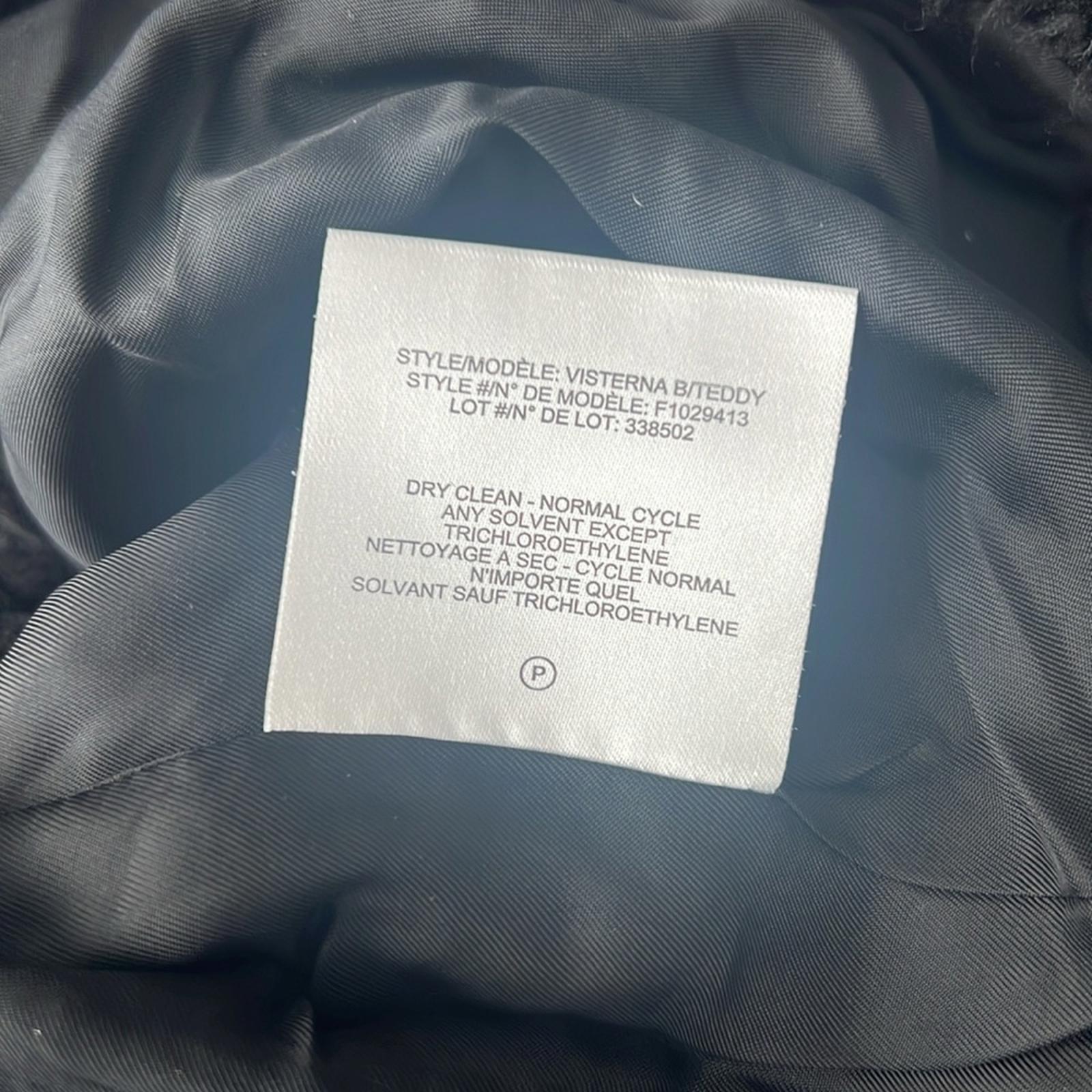 Theory Visterna B. Faux-Fur Vest Black, Size S Retail $395 (Excellent Condition)