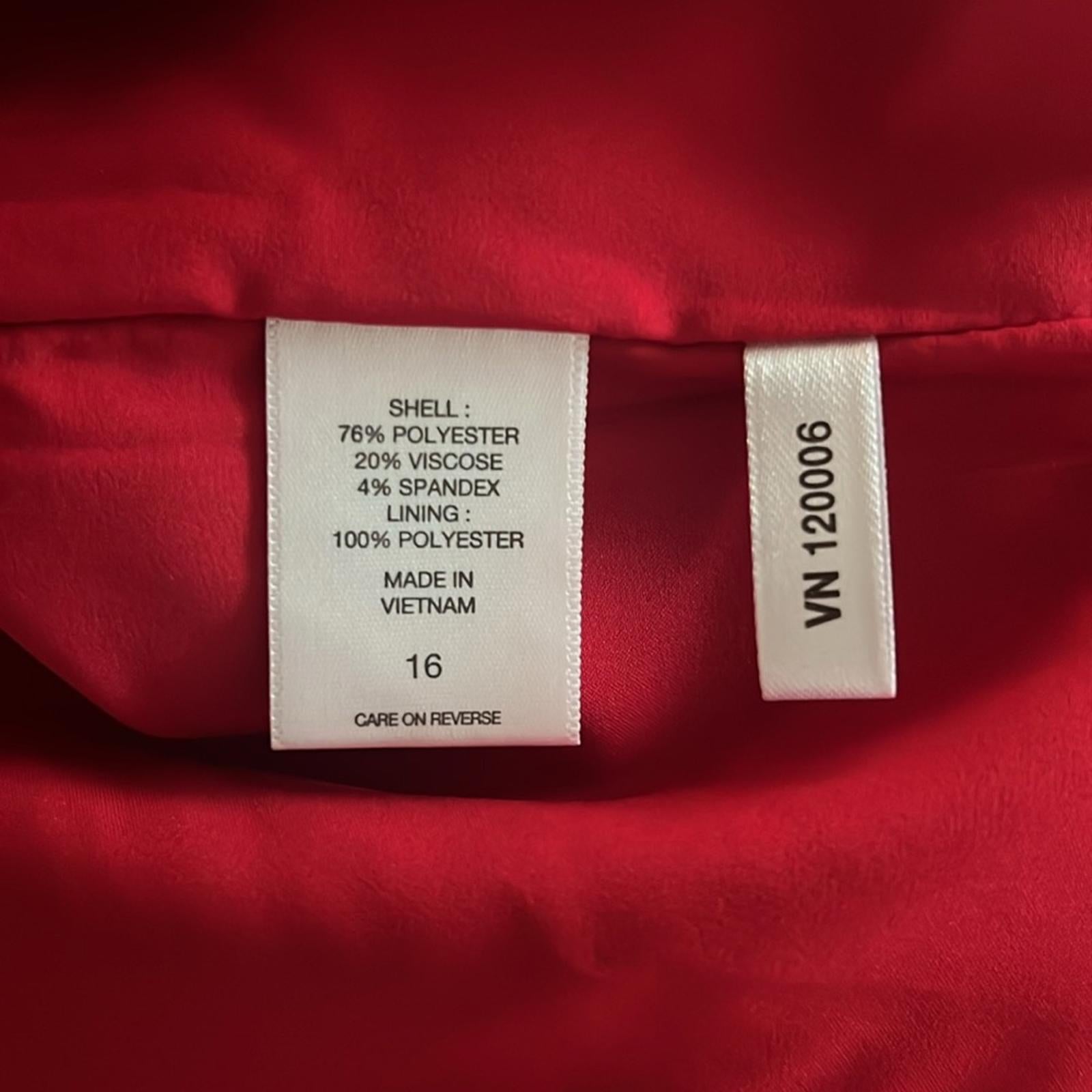 Gabrielle Union Sheath Cut-Out Dress in Red, NEW, Size 16