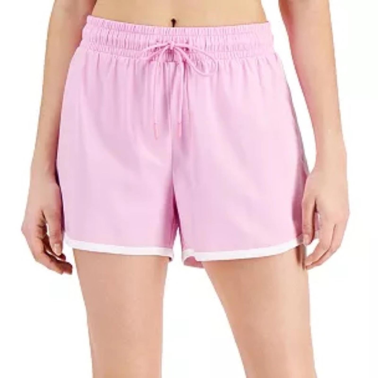 ID Ideology Drawstring Running Shorts in Pink Stone, NWT, Size 1X