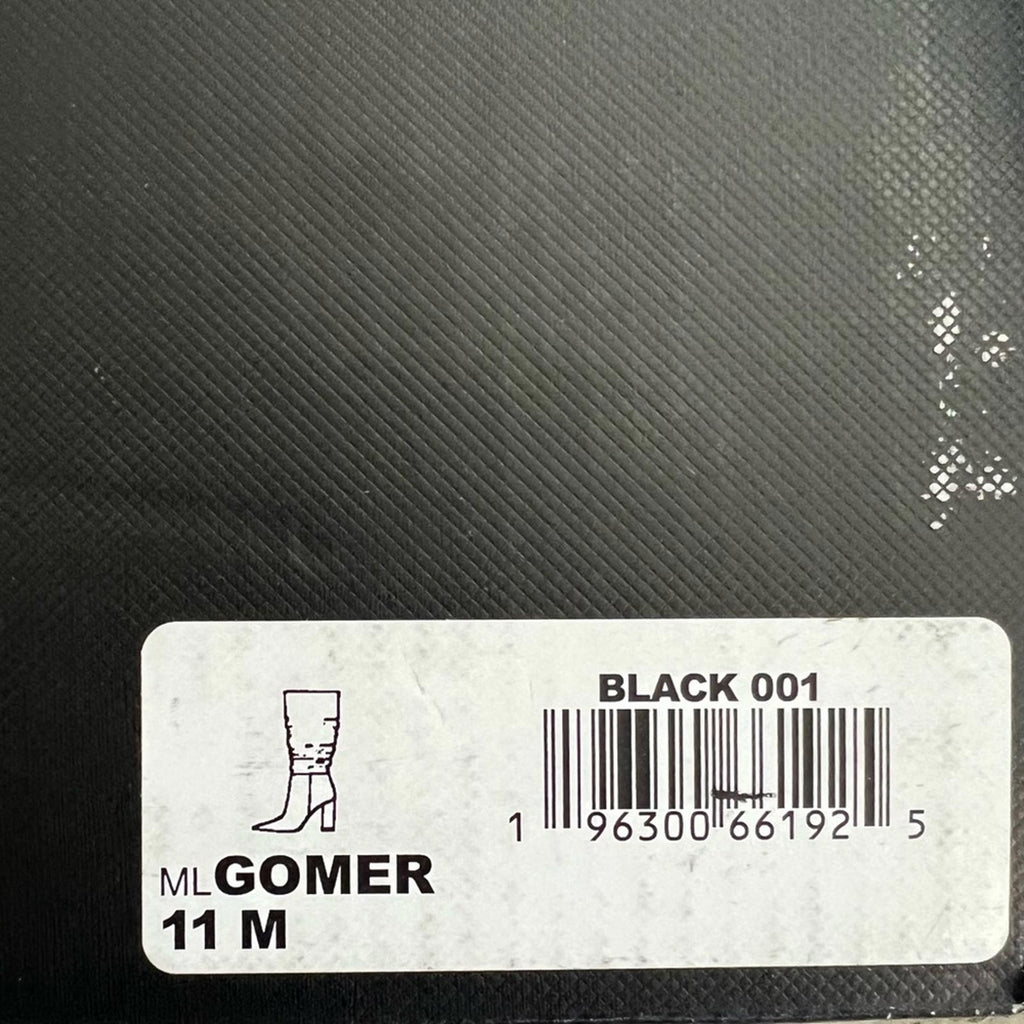 Marc Fisher LTD Gomer Slouched High Heel Boots Black Size 11M in Box Retail $249