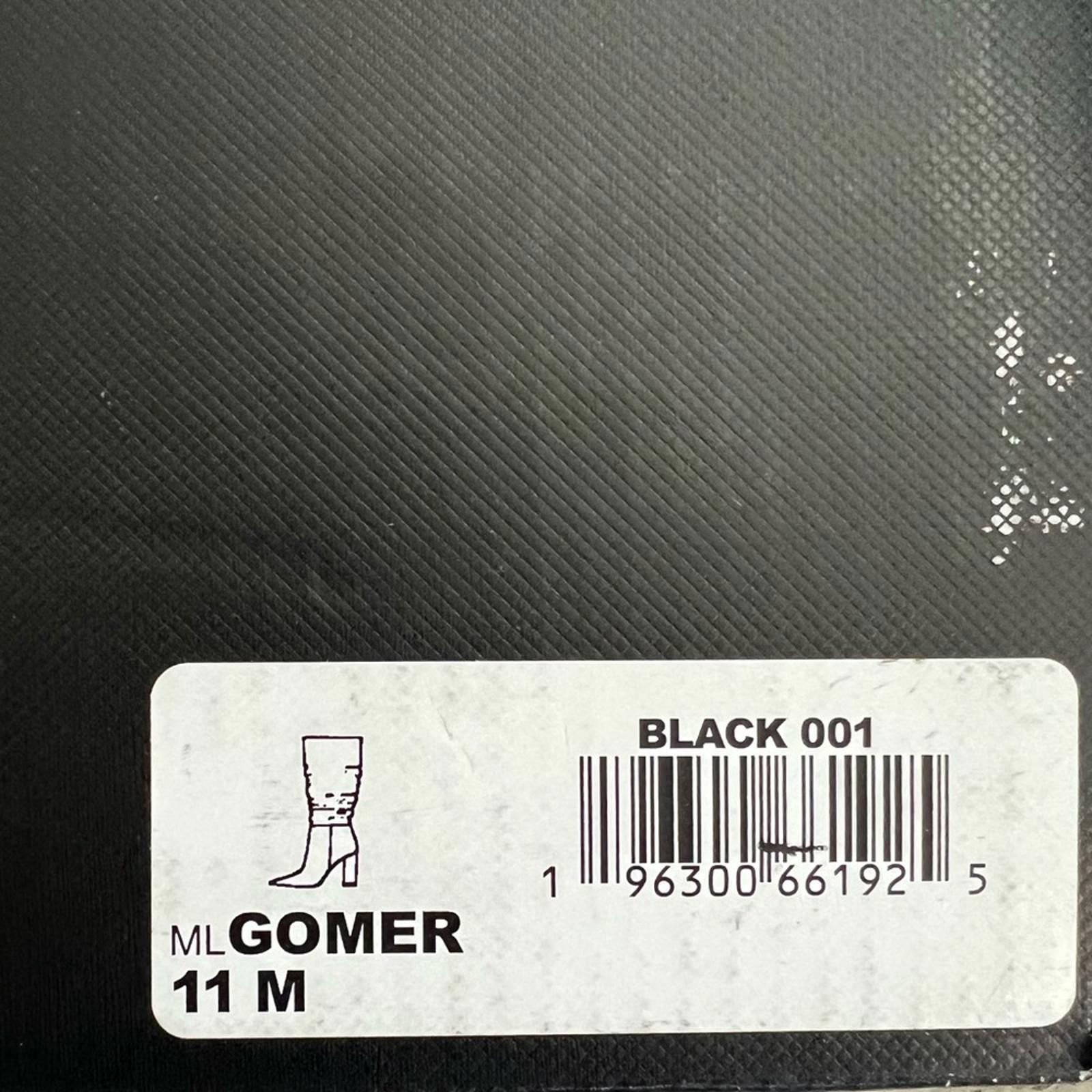 Marc Fisher LTD Gomer Slouched High Heel Boots Black Size 11M in Box Retail $249
