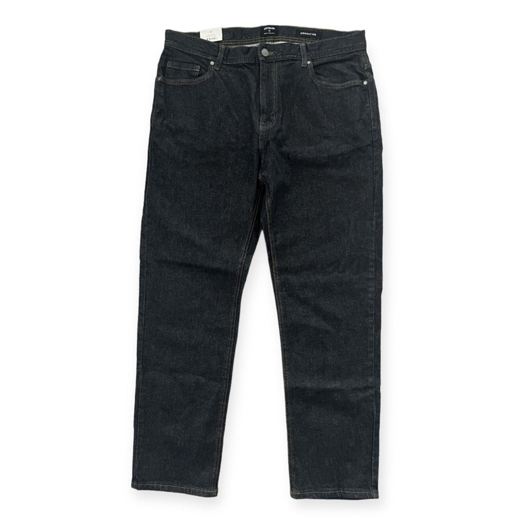 NWT Cotton On Beckley Straight Leg Jeans, Rinsed Indigo, Size 34 New w/Tag