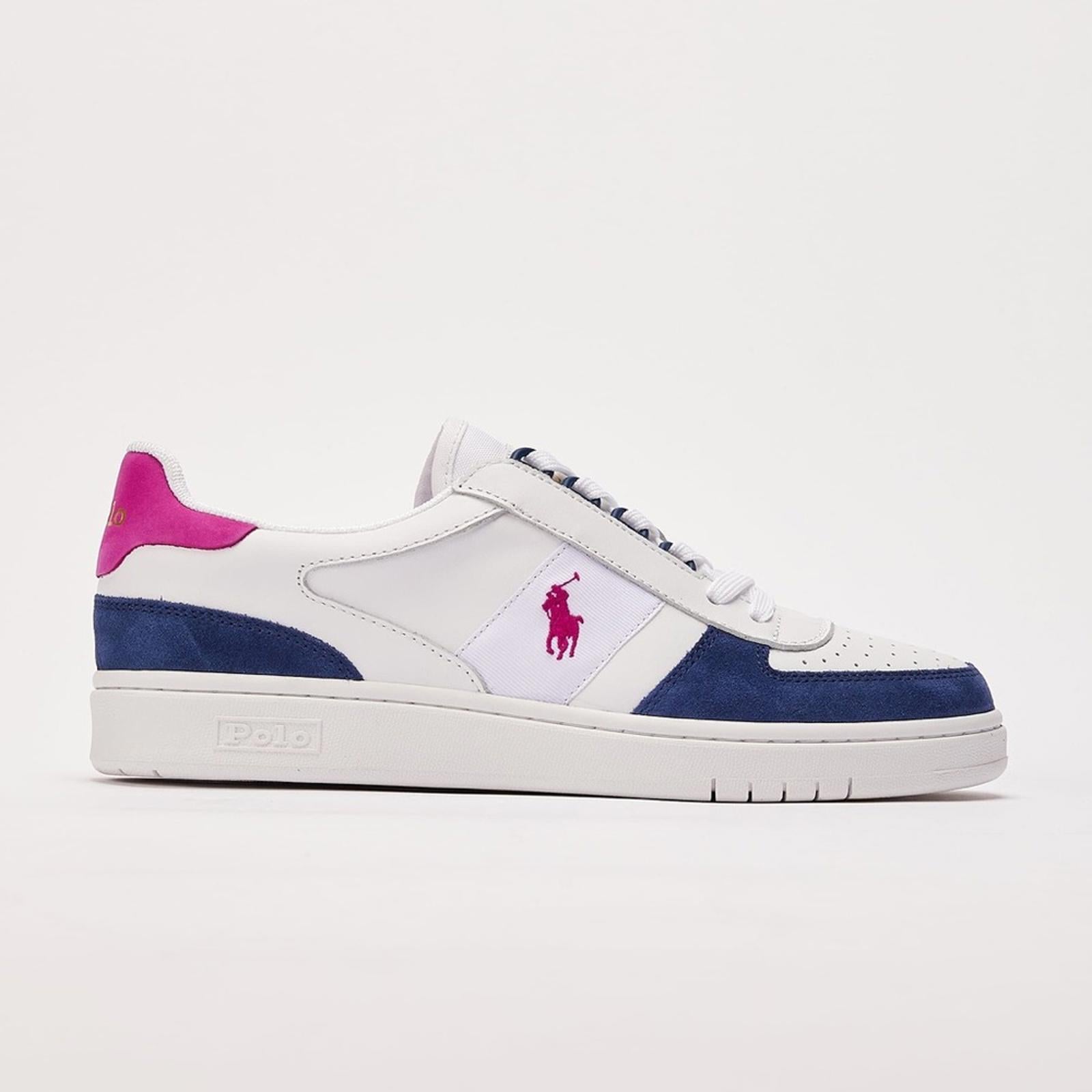 Polo Ralph Lauren Court Leather-Suede Sneakers in White Size 9, New SOLD OUT!