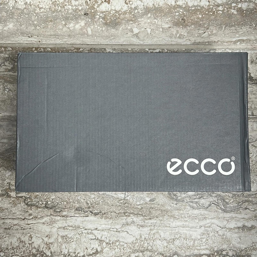 Ecco Warm Grey Damara Suede Leather Sandals, Size EU 42 | US 11-11.5 New in Box