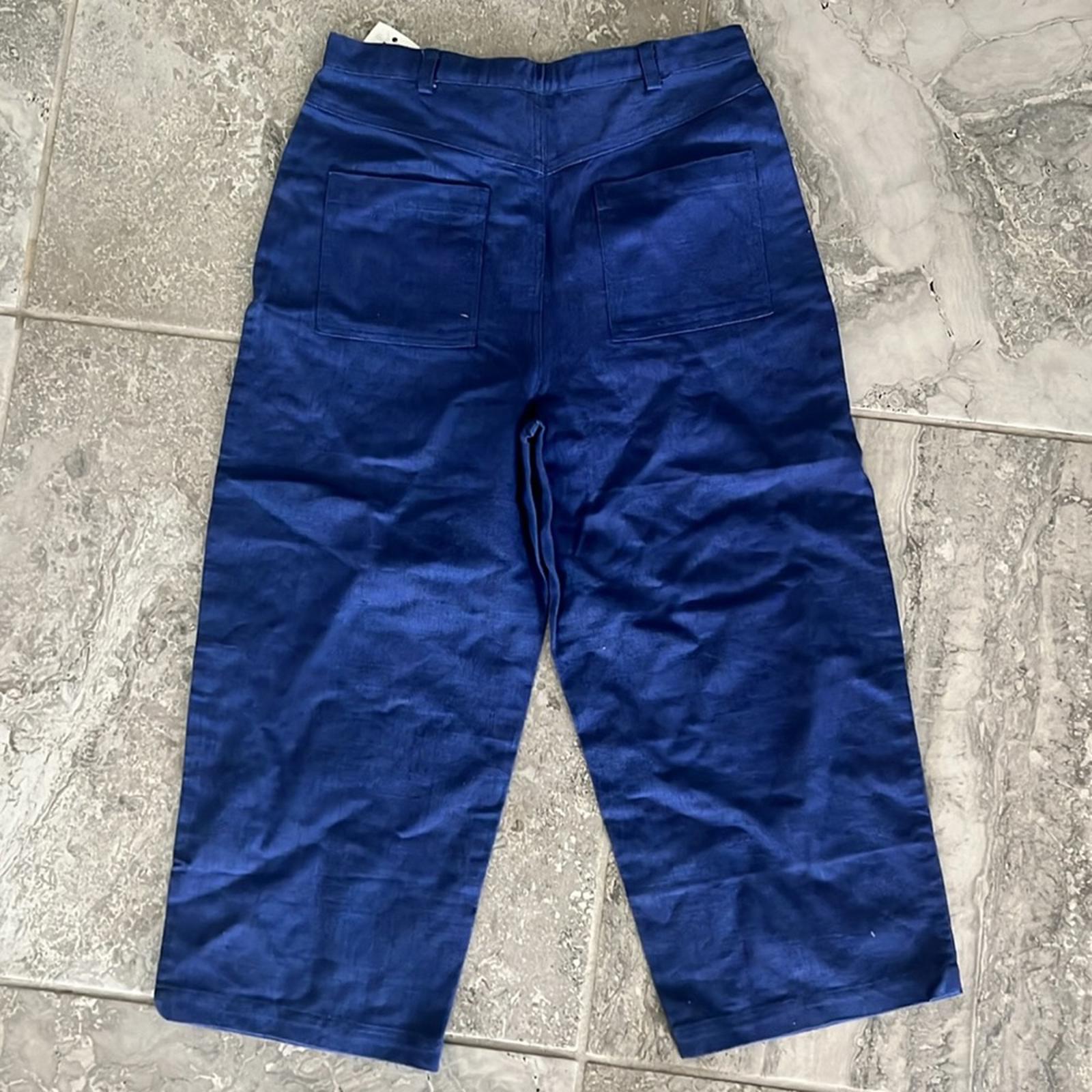 Jacadi Woven Blue Casual Bottoms in a Relaxed Fit, NWT, Girl’s Size 12