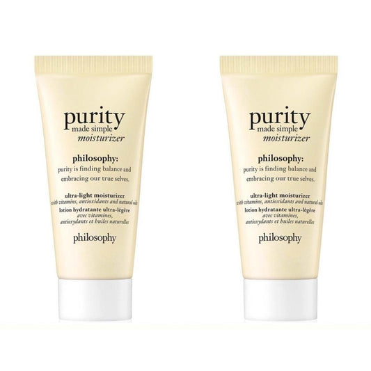 X2 Philosophy Purity Made Simple Moisturizer 15ml/0.5oz NEW in Box