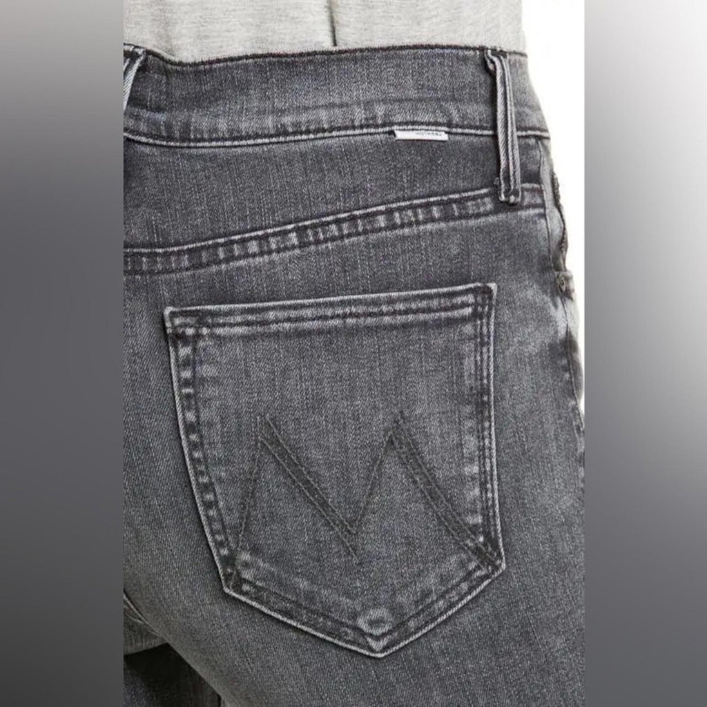 MOTHER High-Waisted Rascal Ankle Step Fray Jeans, Size 34 New w/Tag