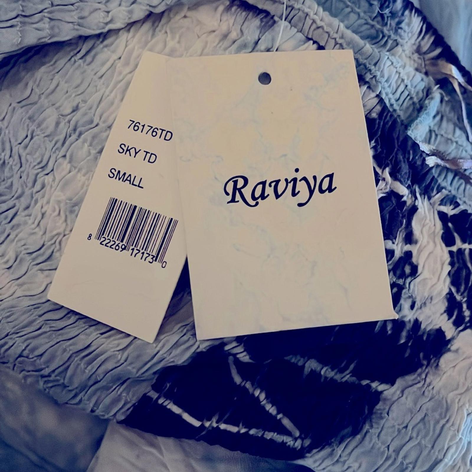 Raviya Tie-Dye Maxi Swim Cover-Up Dress in Blue/Sky Size S NEW w/Tag