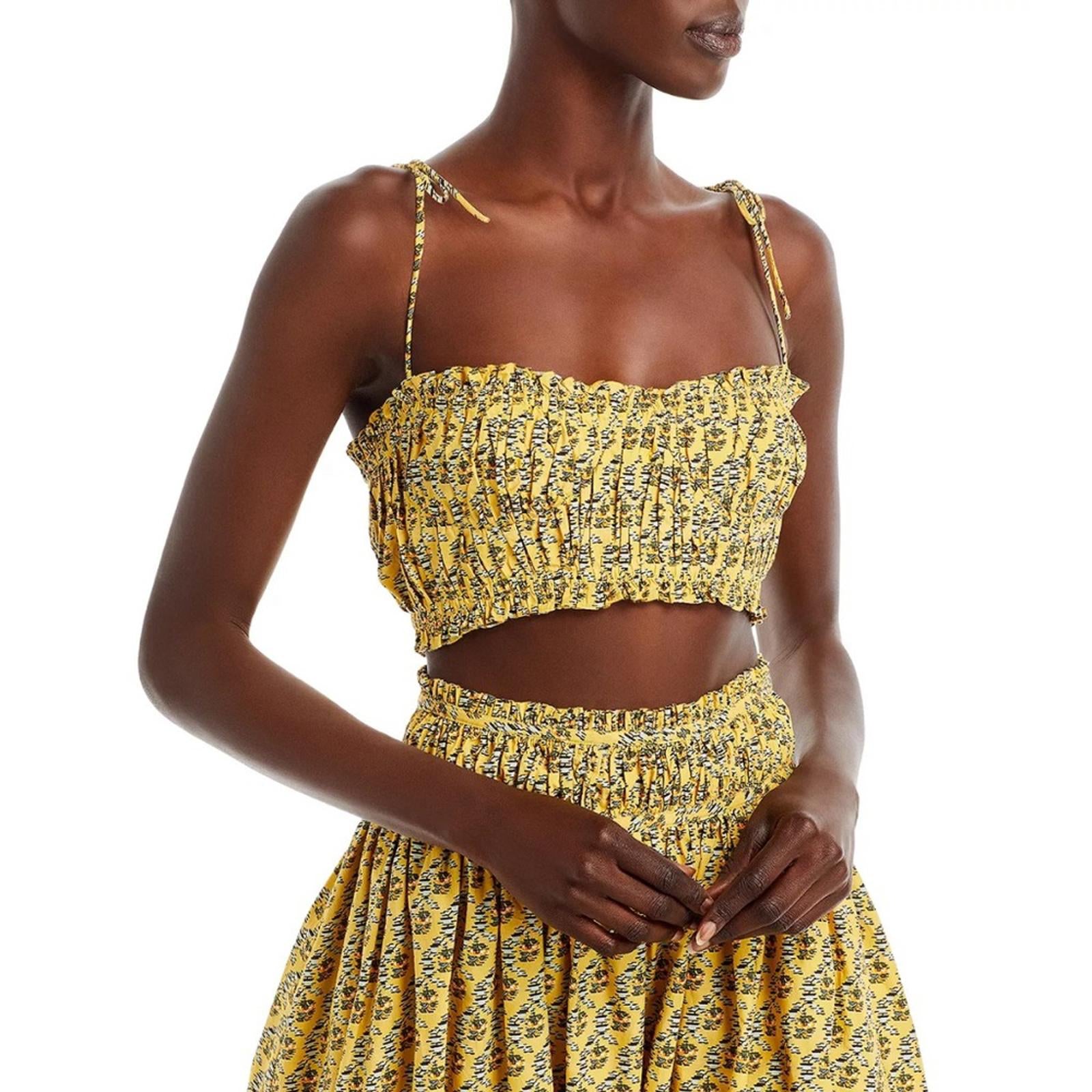 RHODE Pari Cropped Bandeau Top, Size 14 New w/Tag Retail $195, SOLD OUT!