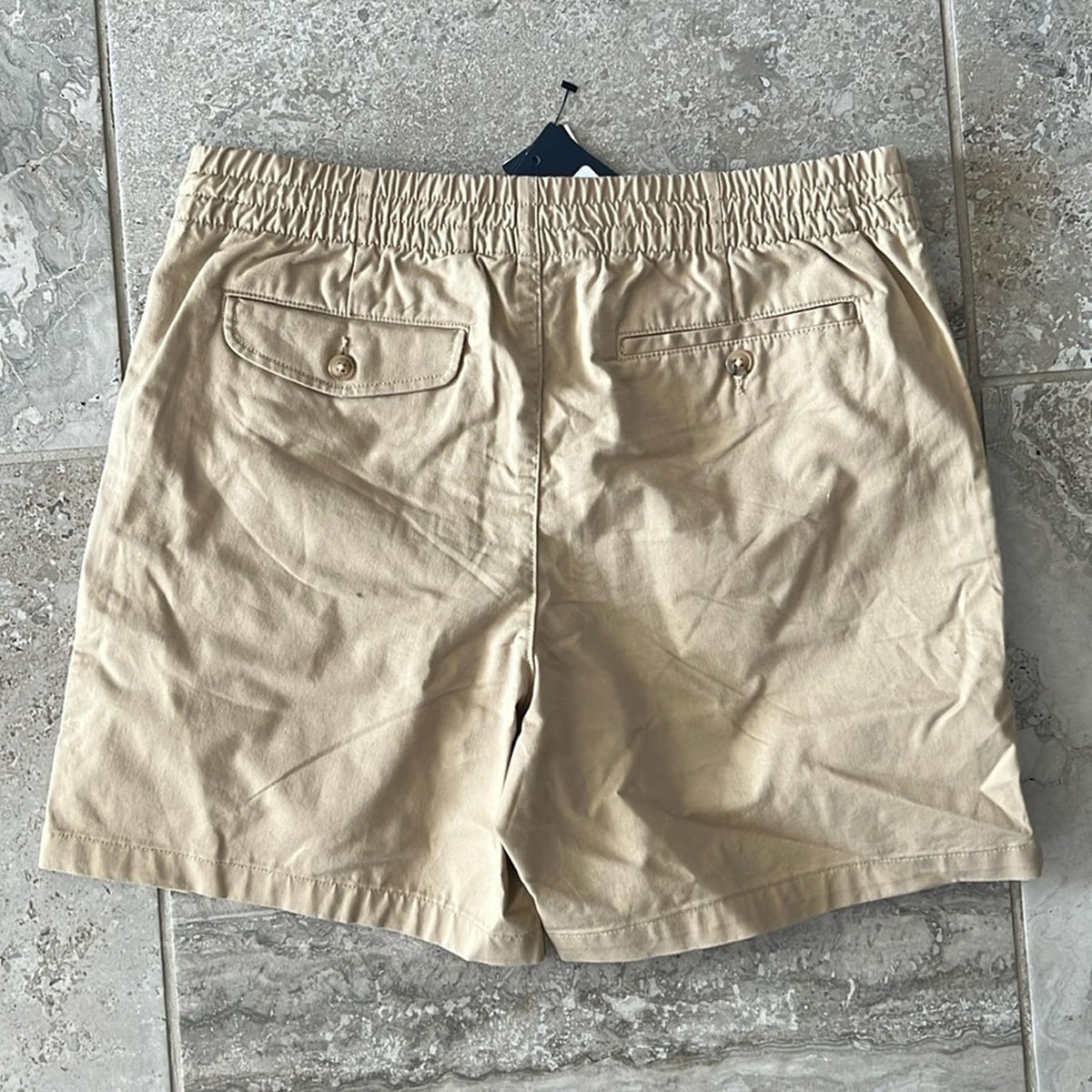 Polo Ralph Lauren Prepster Flex Abrasion Twill Shorts Khaki, Size 20 New w/Tag