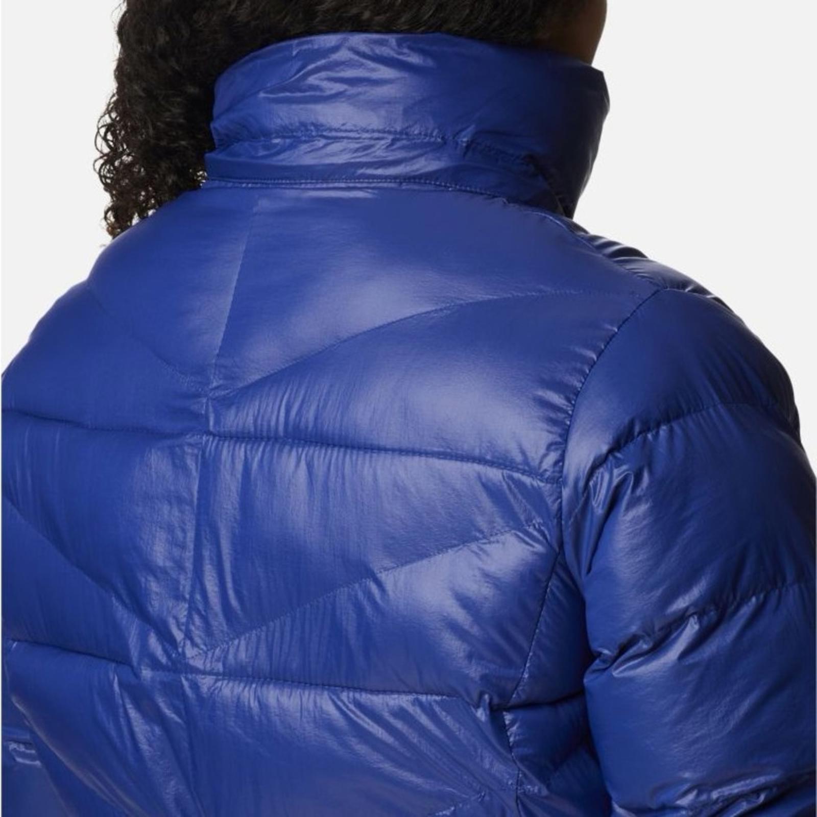 Columbia Peak to Park II Hooded Faux-Fur-Trim Jacket, Blue Size 1X New w/Tag