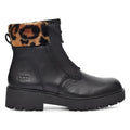 UGG Czeriesa Panther Print Leather Boots in Black, NWT, Size 5