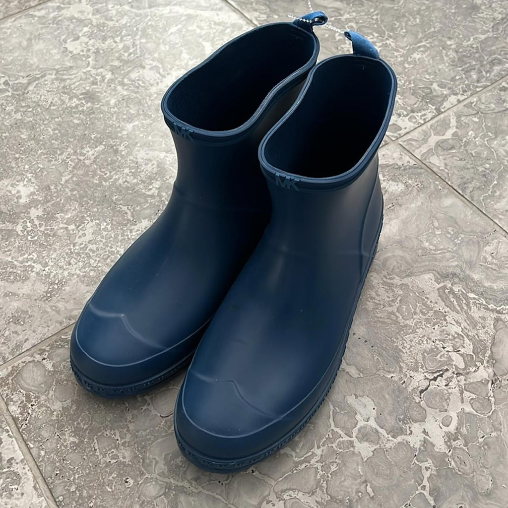 Michael Kors Mac Rain Booties in Blue, Size 11 New w/o Box