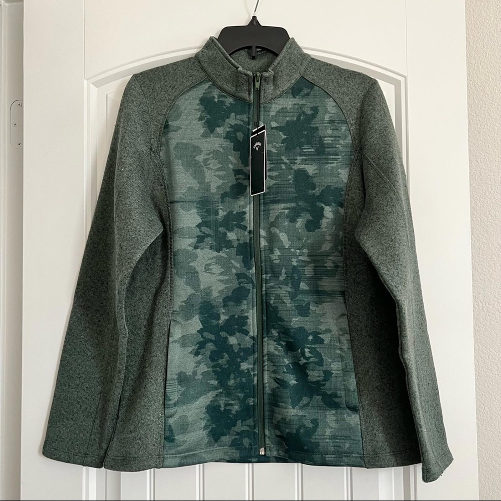 Callaway Weather Series Jacket in Jungle Green Heather Size L New w/Tag $85