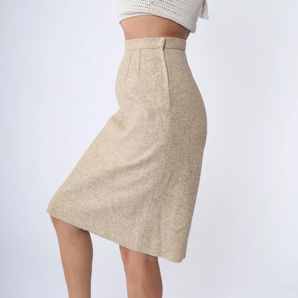 ESCADA Wool-Silk Blend Pencil Skirt, Size EU 40 EXCELLENT!