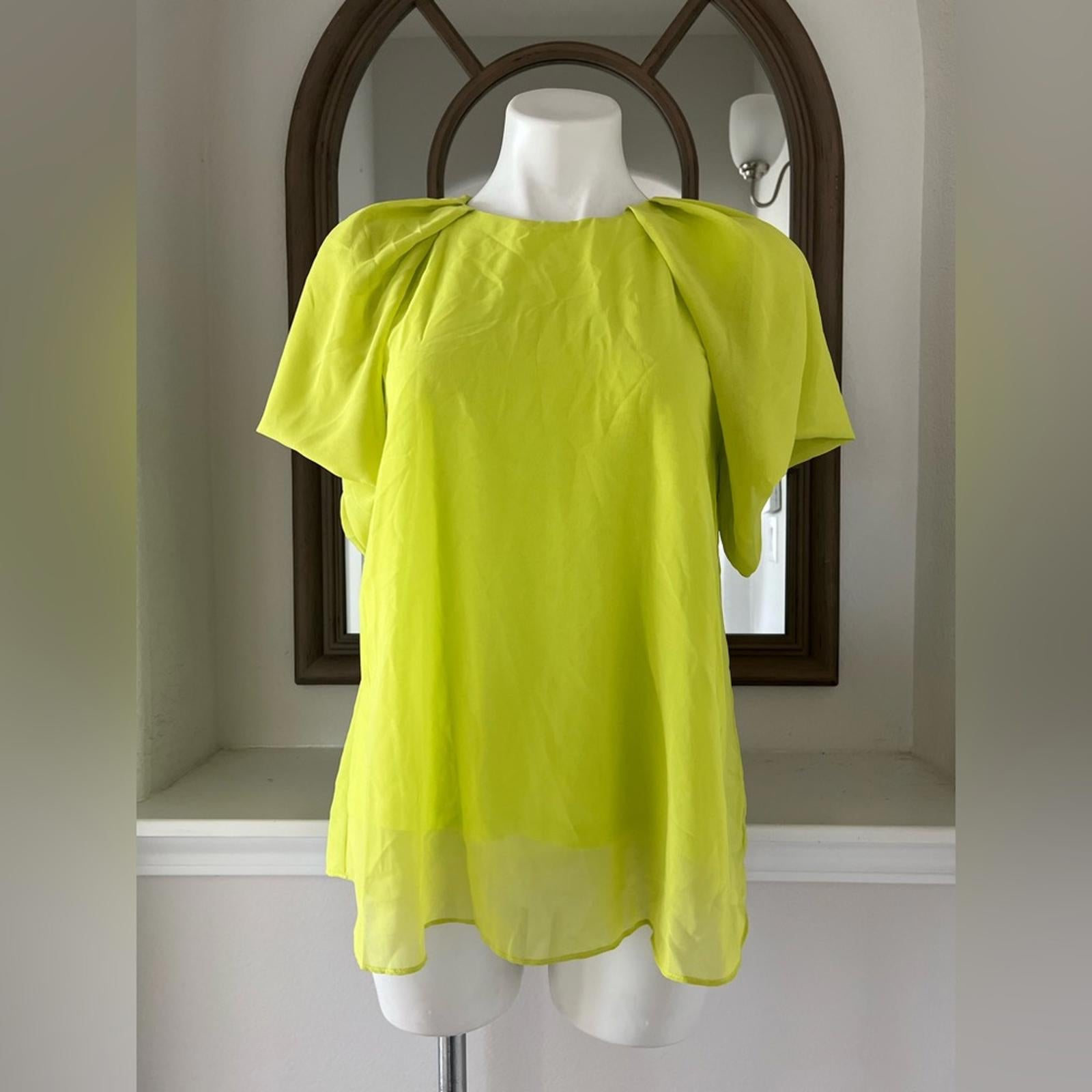 NWT Kobi Halperin Alice Puff Sleeve Blouse Size M New w/Tag Retail $298 Sold Out