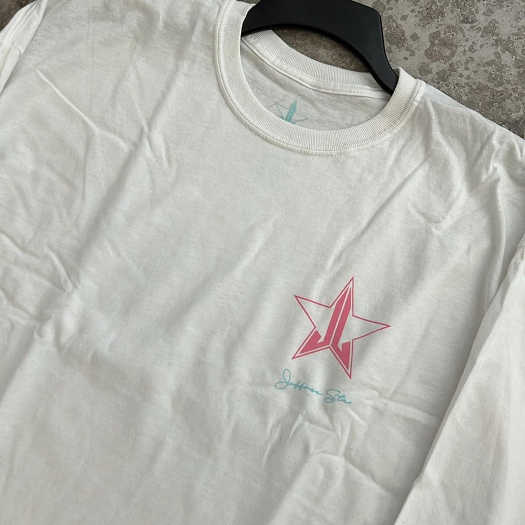 Jeffree Star Long Sleeve Tee in White, Size XXL New in Packaging