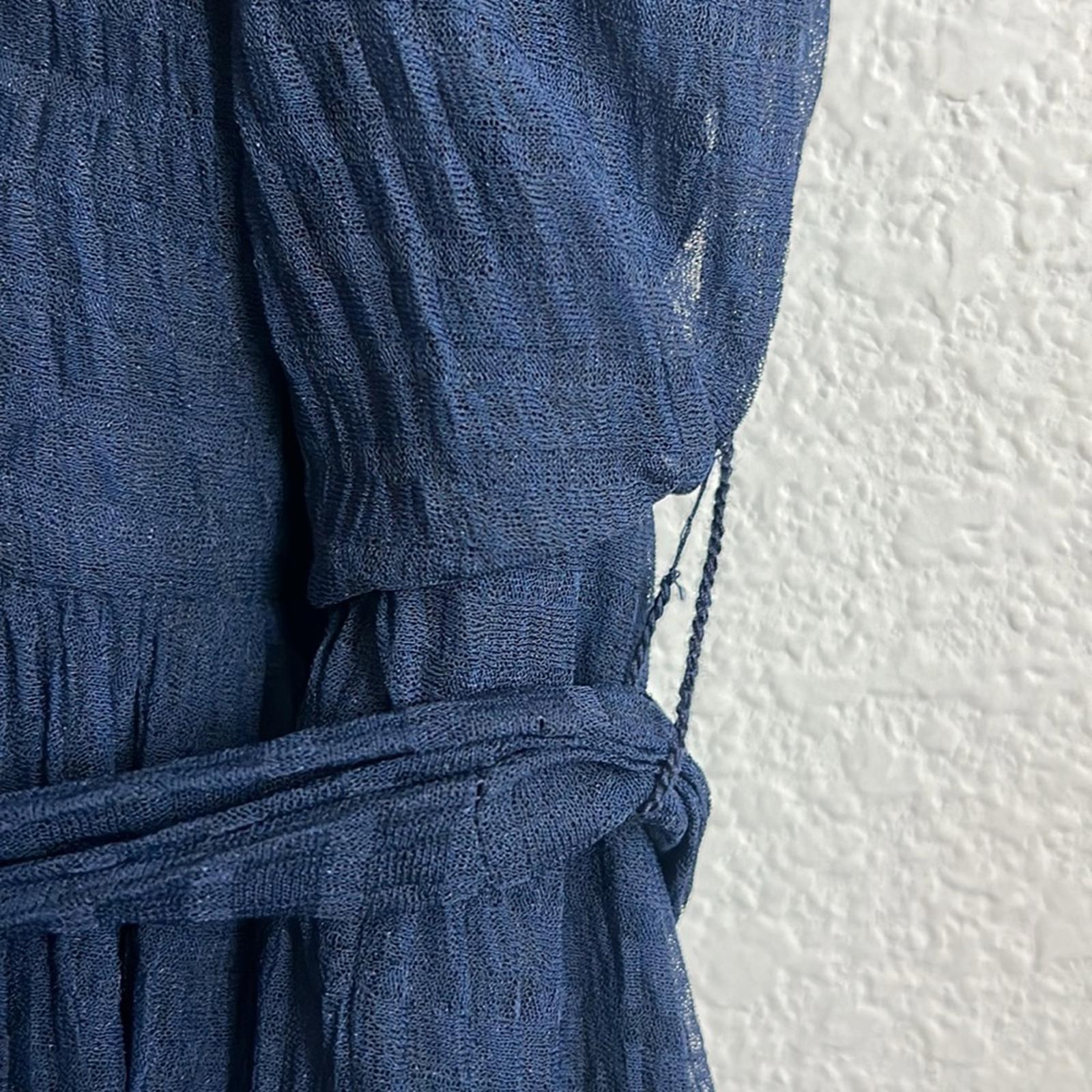 DKNY Petite Belted Halter Dress in Navy, NWT, Size 12P