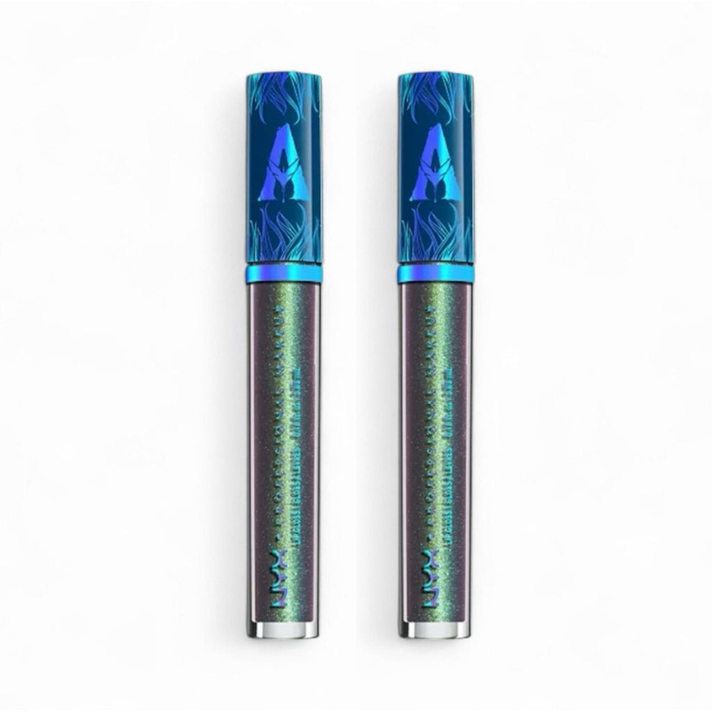 X2 NYX Makeup Avatar: The Way of Water Bioluminescent Lip Gloss ilu-minate NEW