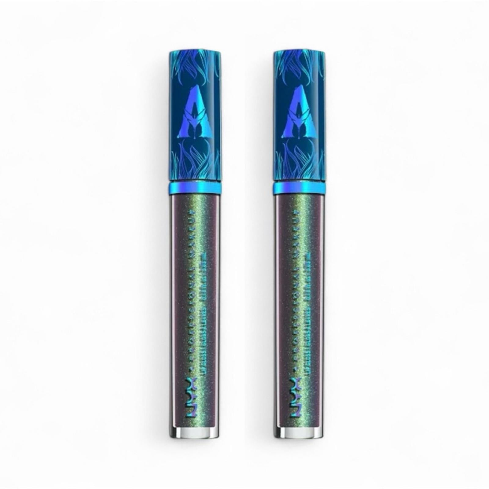 X2 NYX Makeup Avatar: The Way of Water Bioluminescent Lip Gloss ilu-minate NEW
