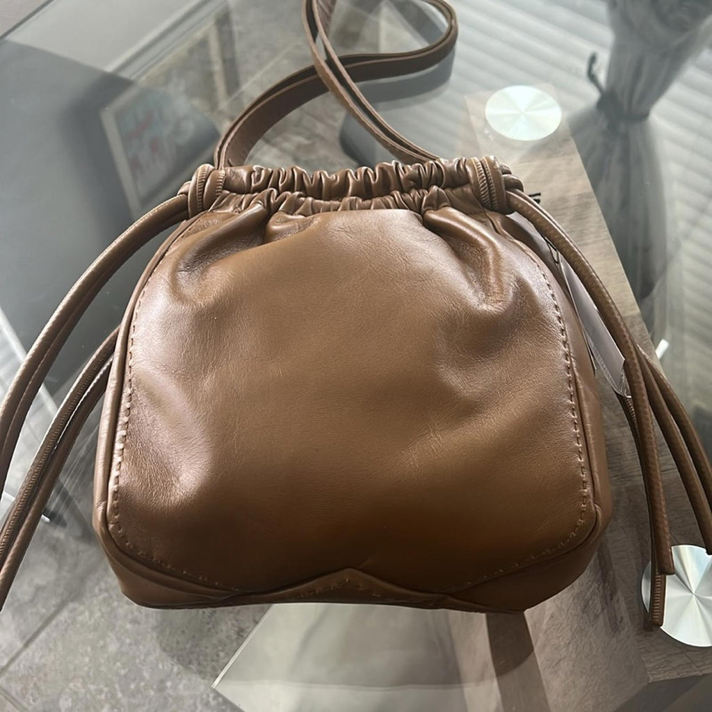 PROENZA SCHOULER Drawstring Pouch Crossbody Bag w/Tag +Dust Bag, EXCELLENT $1255