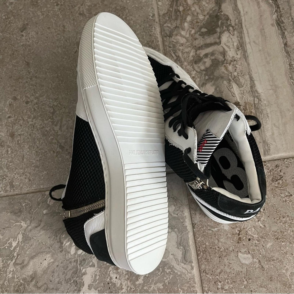 P448 Zac Mid-Top Fashion Sneakers, Made in Italy), Size EU 42 New w/o Box