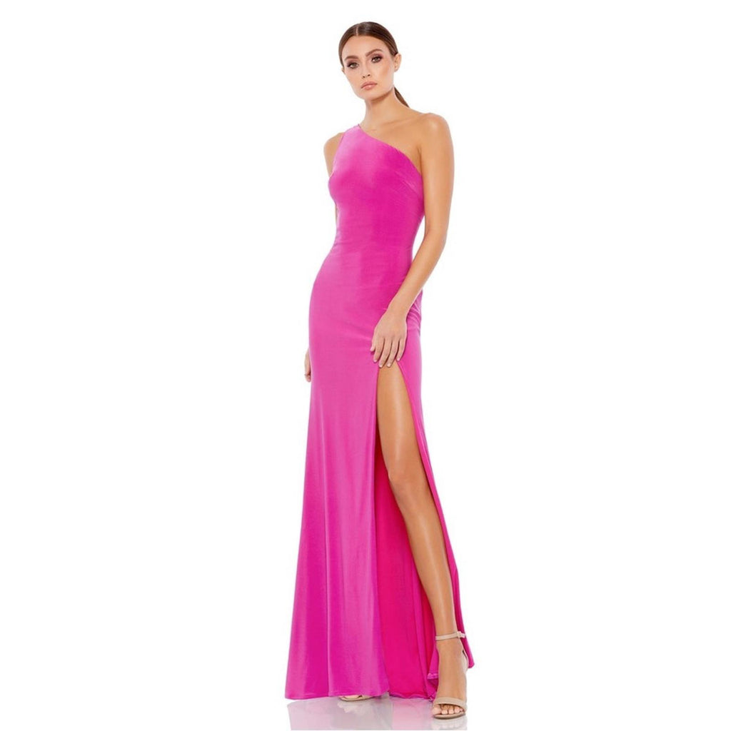 Mac Duggal IEENA Draped Back Gown/Dress in Candy Pink, Size 2 New w/Tag