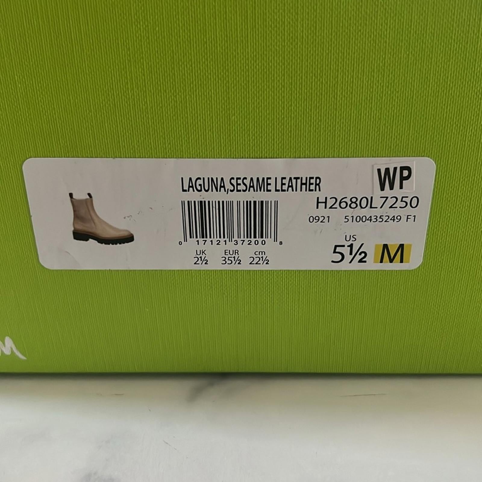 Sam Edelman Laguna Lug-Sole Leather Combat Boots Size 5.5 New in Box Retail $170