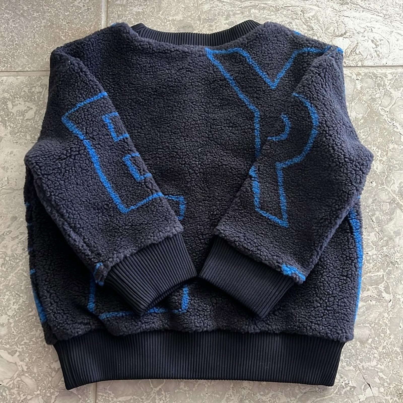 NEW Burberry Edgar Sweater, Blue Black Size 4Y New w/Tag