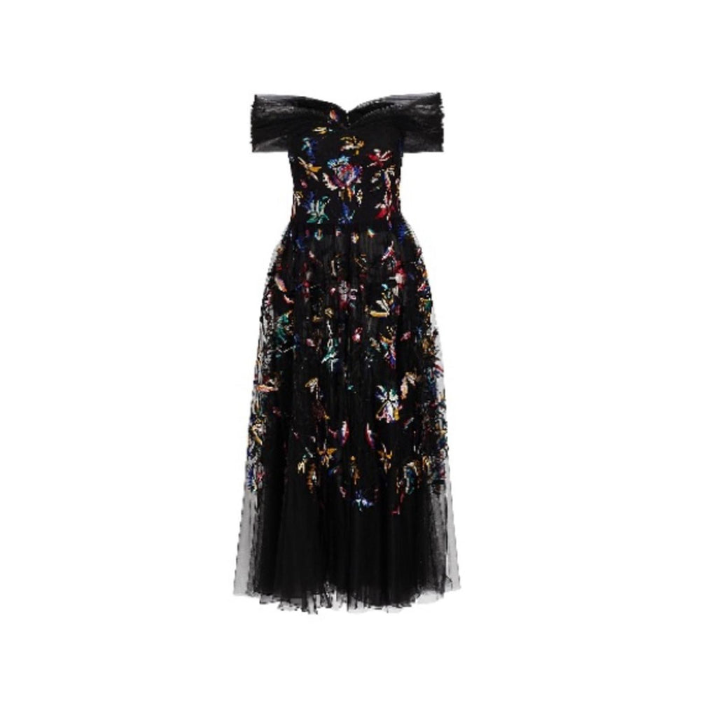 Jason Wu Collection Tulle Off-Shoulder Cocktail Dress Size 10, NWT Retail $3,395