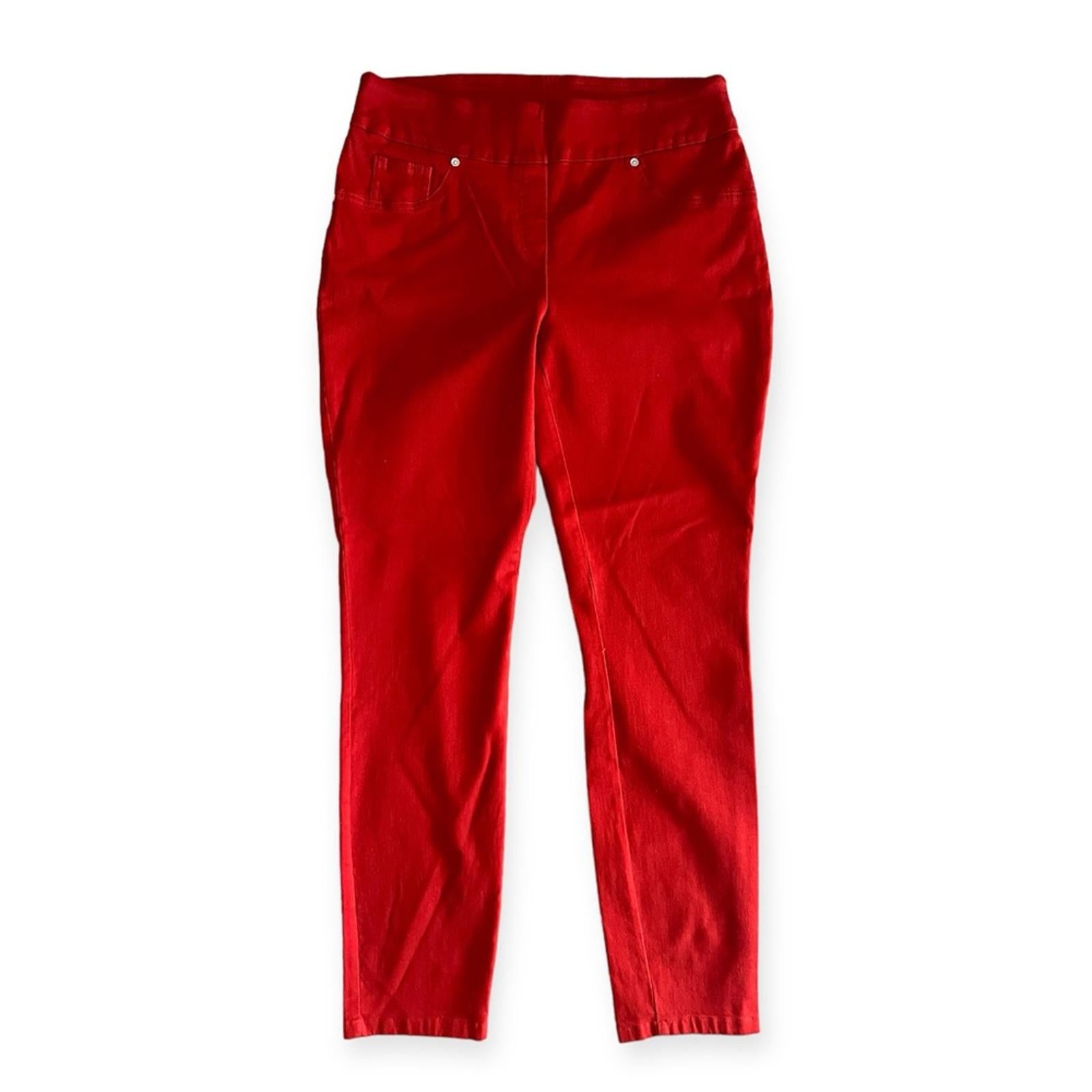 NEW Westbound Straight Leg Pull-On Pants, Stretch High-Rise Size 10 Regular