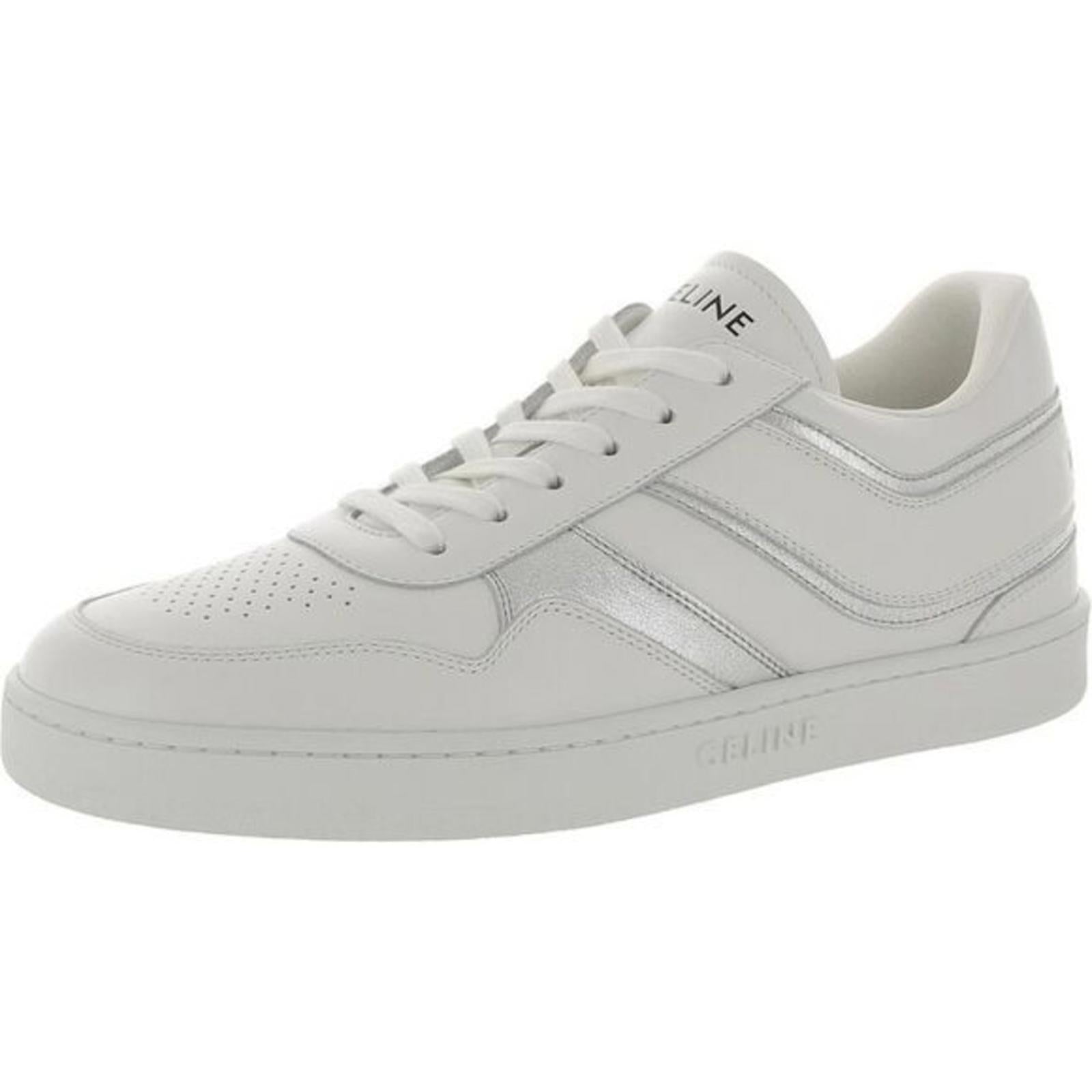 Celine Low Wave Lace-Up Sneaker, Optic White/Silver Size 41 in Box +DustBag $750