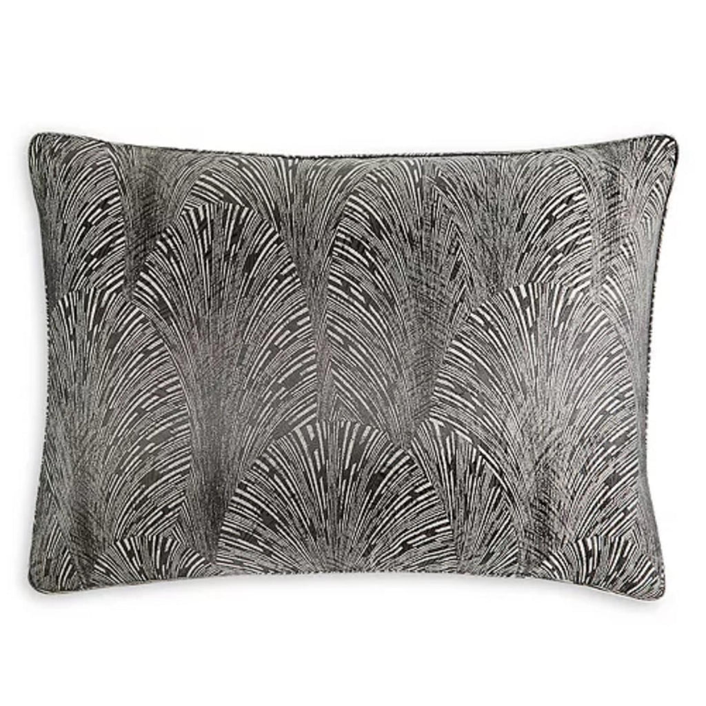 Hudson Park Collection Deco Fan King Pillow Sham, 36" x 20" New in Box
