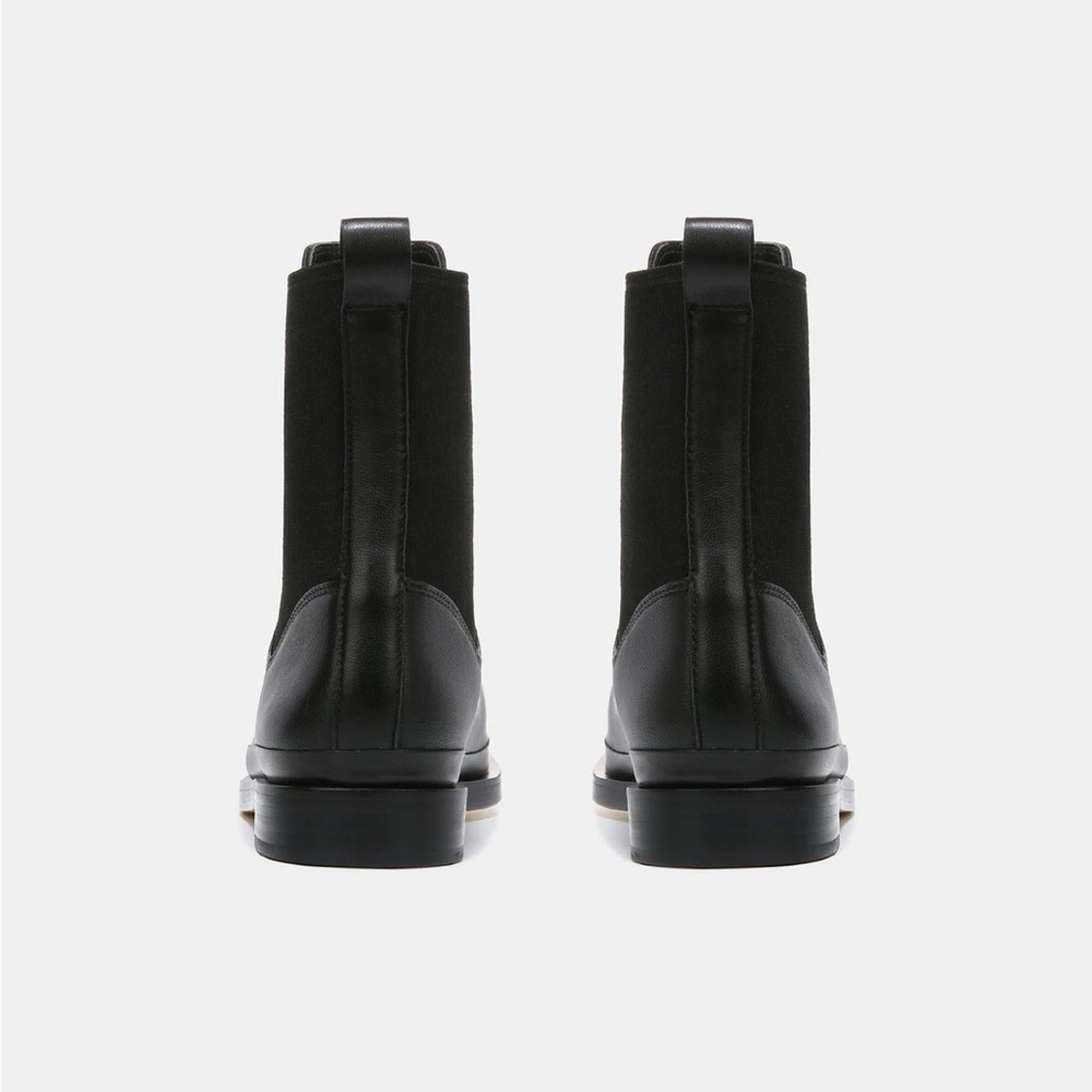 Vince Cecyl Chelsea Leather Boots in Black, Size 7 New w/o Box