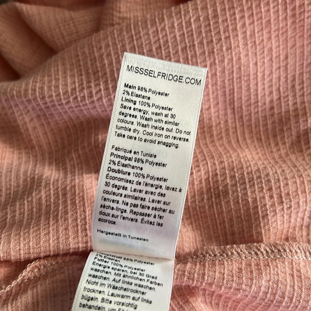 NEW Miss Selfridges Midi Dress in Pink, Size 8 New w/Tag