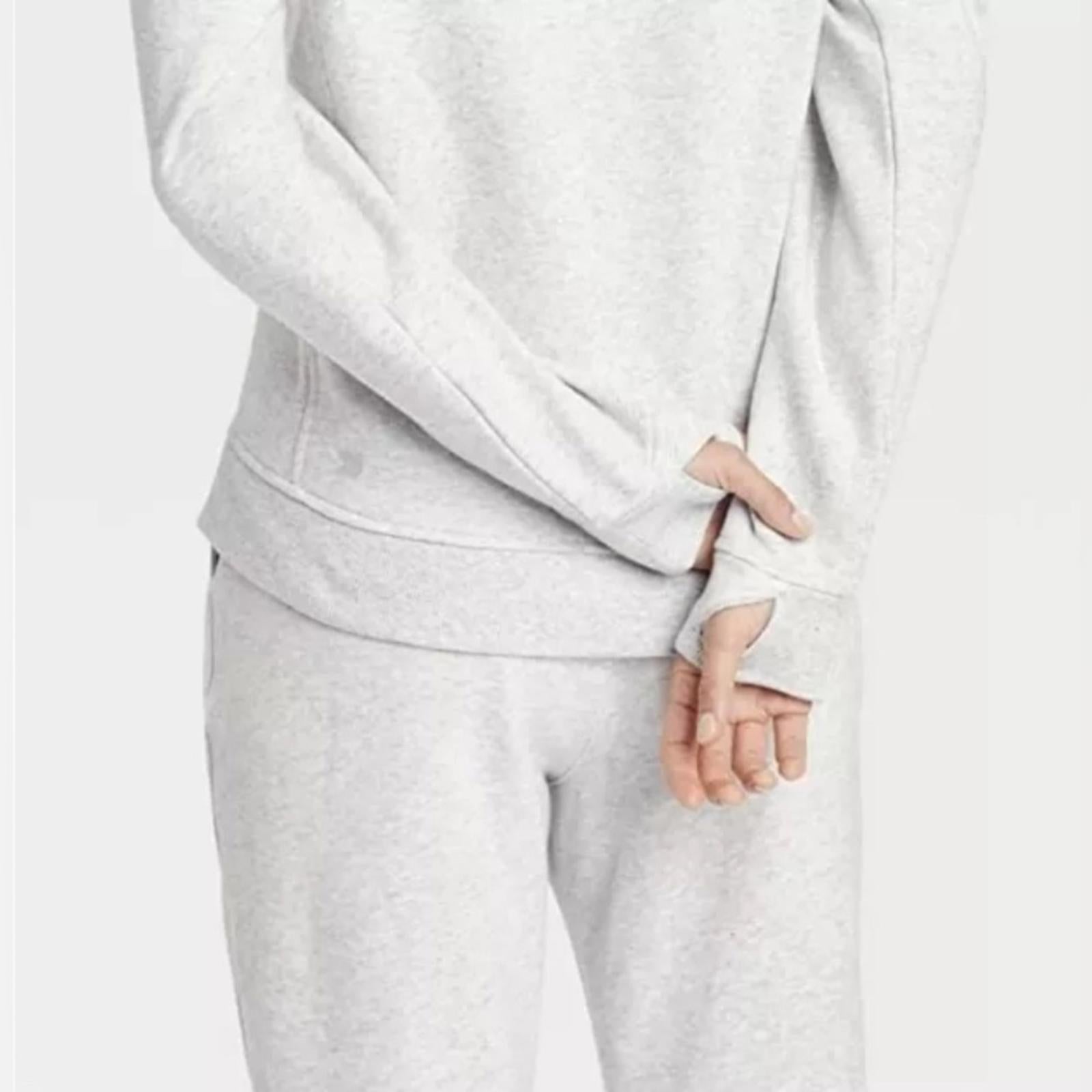 2-Piece All in Motion Fleece Joggers + Full Zip Hoodie Sweatshirt, NEW, Size S