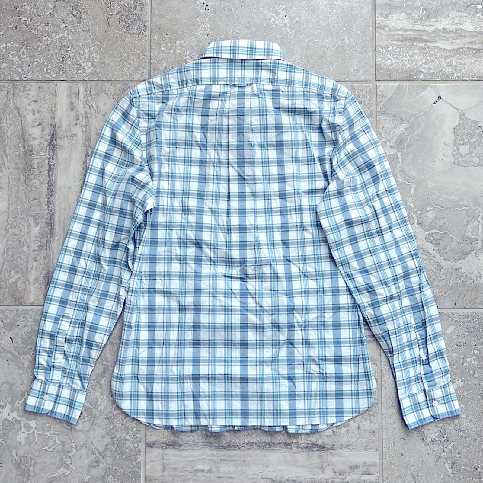 The Men’s Store Bloomingdale’s Plaid Button Up Dress Shirt Multi Blue Size M NWT
